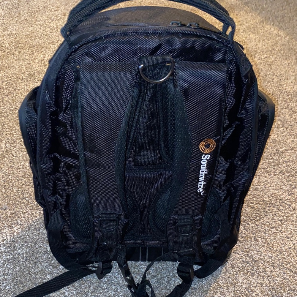 💙 Southwire Black Tactical Tool Backpack for Men - Durable Everyday Carry - Picture 5 of 7